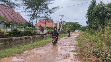 Kondisi Jalan Depan BLKI Mandiri Sangatta