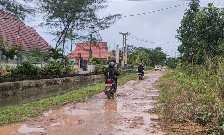 Kondisi Jalan Depan BLKI Mandiri Sangatta