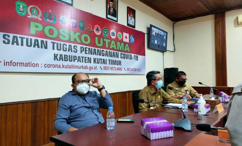 Bupati Kutai Timur Ardiansyah Sulaiman Pimpin Rapat Satgas Covid-19 Jelang Natal Dan Tahun Baru
