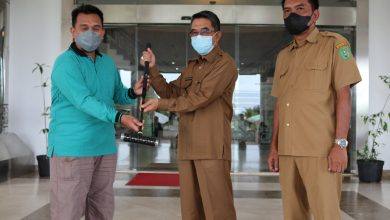 Bupati Kutai Timur Ardiansyah Sulaiman Melepas Atlet Getball Kutim Menuju Kejurnas