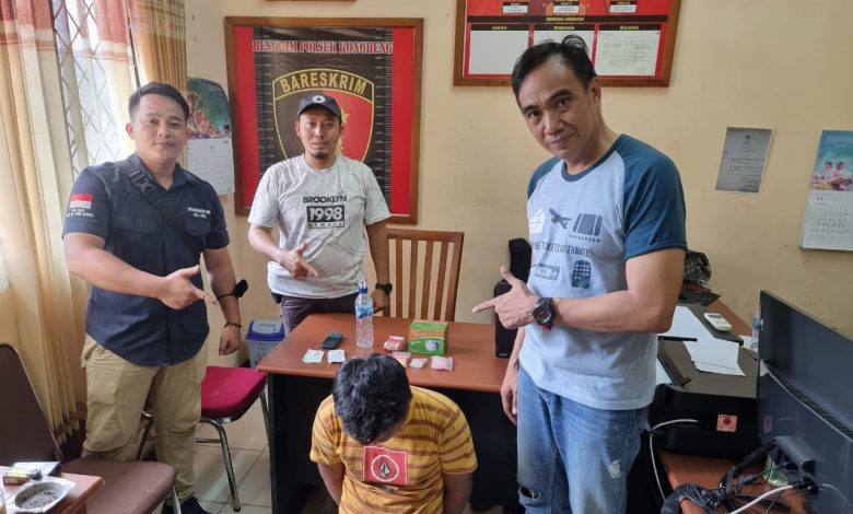 Polsek Kongbeng Amankan Sudrat Pemilik 3 Poket Sabu
