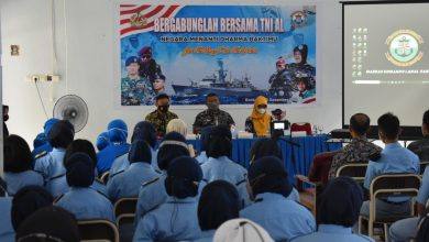 Danlanal Sosialisasikan Penerimaan Prajurit TNI AL Di SMKN II Bontang