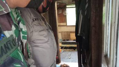 Aparat Babinkamtibmas Dan Babinsa Meninjau Lokasi Usai Terima Laporan