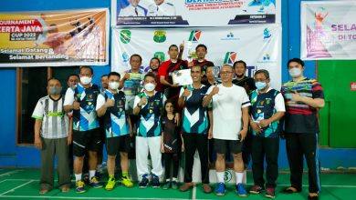 Ardiansyah Tutup Toernamen Badminton Kerta Jaya Cup 2022