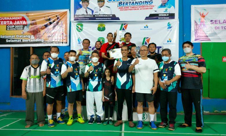 Ardiansyah Tutup Toernamen Badminton Kerta Jaya Cup 2022