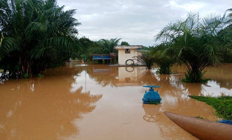 Sangatta Banjir, Air Bersih dan Listrik Mati