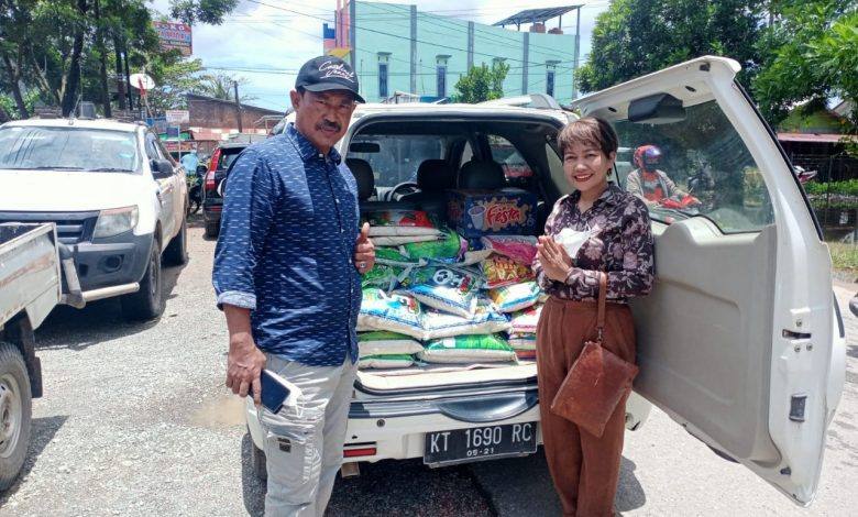 Arfan Kawal Pendistribusian 1 Ton Beras Untuk Korban Banjir