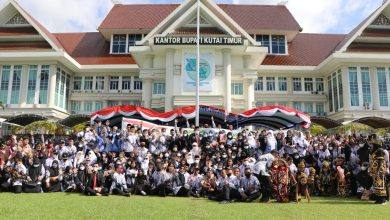Dinas Pendidikan Kutim Gelar Apel Hardiknas 2022
