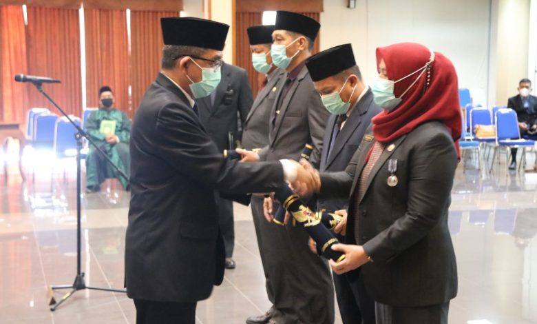 Bupati Lantik 4 Pejabat Pimpinan Tinggi Pratama