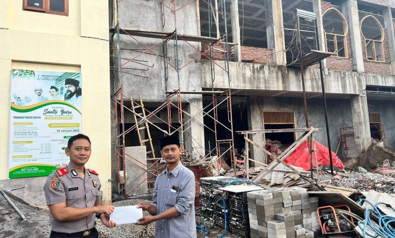 Kepedulian Kompol Triyanto Dalam Pembangunan Rumah Ibadah