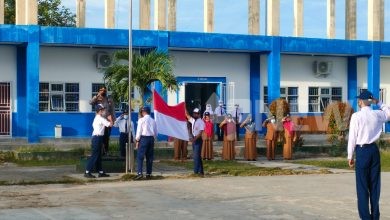 KBO Satreskoba Polres Kutim Berikan Arahan Di SMP 1 Sangatta Selatan
