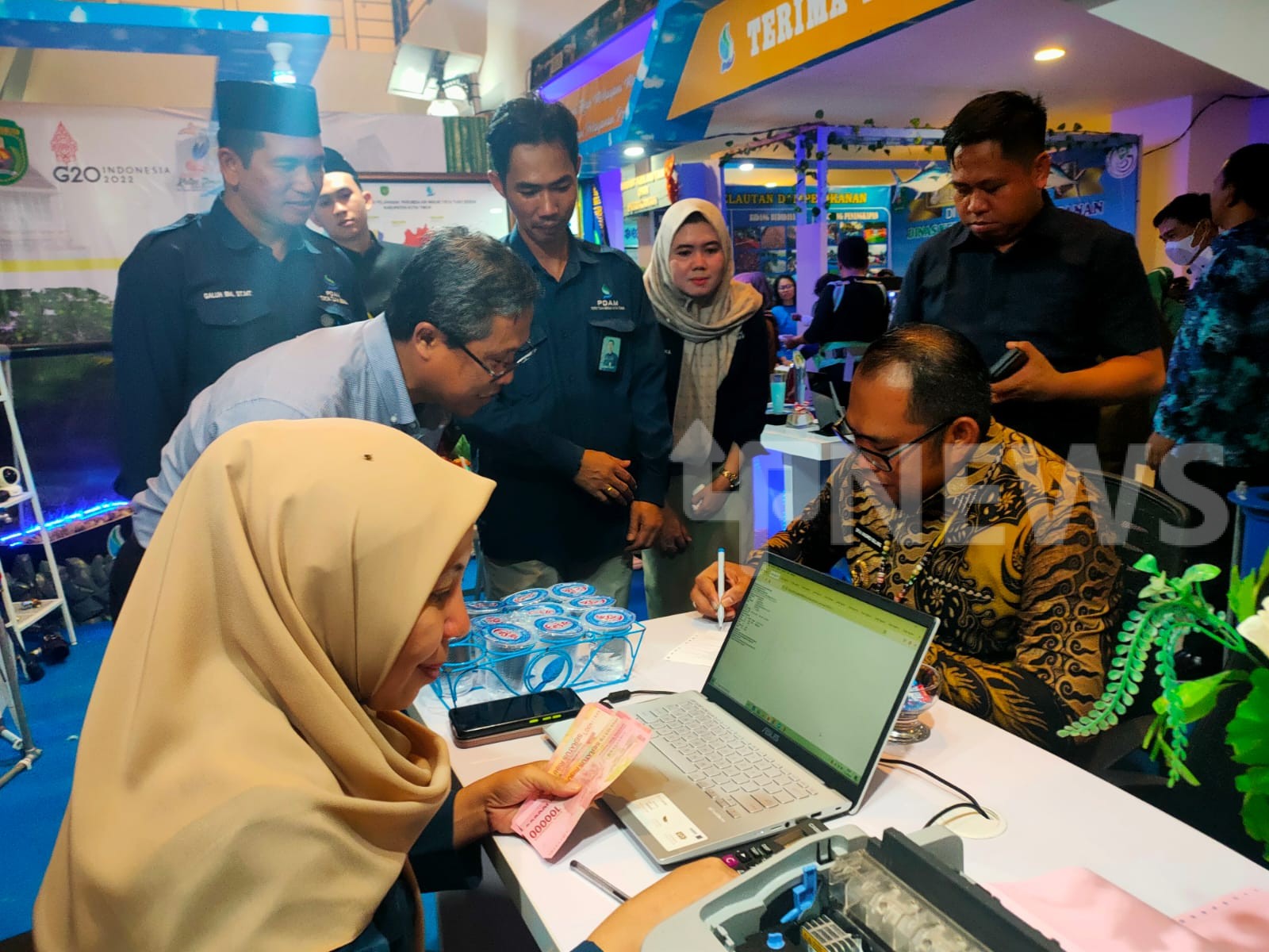 Stand Perumdam TTB Siapkan Loket Pelayanan