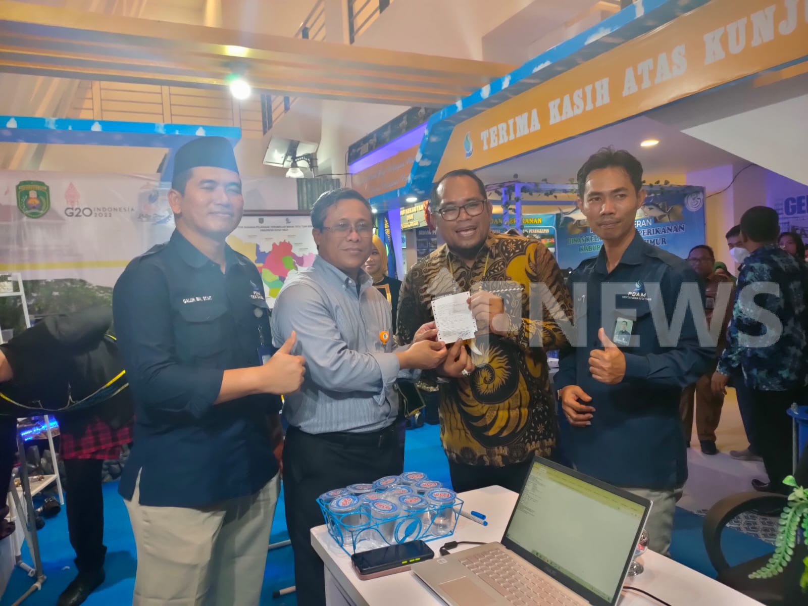 Stand Perumdam TTB Siapkan Loket Pelayanan3